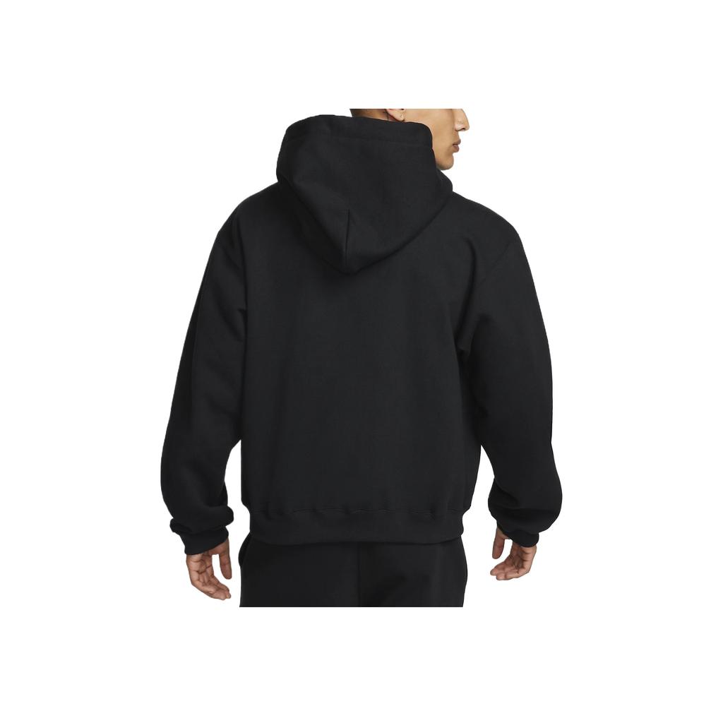Nike Solid Color Full Zip Hoodie Men Hoodies Black DH5042-010