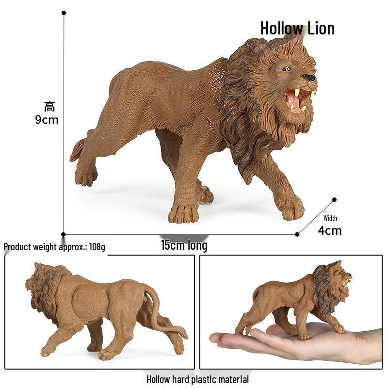 Cross-Border Animal Toy Set: Sheep, Cow, Horse, Donkey, Goat, Poultry Plastic Models