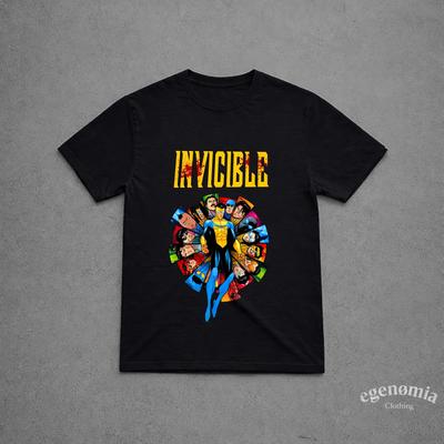 Koszulka Mark Invincible Wariant, Koszulka Graficzna inspirowana, Koszulka Invincible, Komiks, Omni Man, Atom Eve, Koszulka Vintage, Prezent dla Miłośnika Filmów