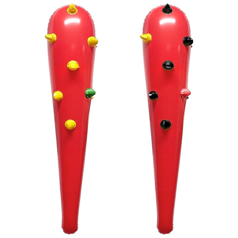 

DECEED Setsubun demon club demon s metal rod Bean throwing konbou Demon role disguise costume gold bar cosplay costume Kana stick Demon stick *2 (red)