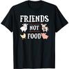 Vegetarian Vegan Don't Eat Animals Cute Friends Not Food T-Shirt, Long Sleeve Shirt, Sweatshirt, Hoodie