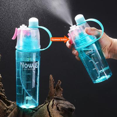 Yousheng 400ml/600ml Outdoor Sports Gym Portable Creative Spray Drinking Water Bottle