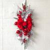 Christmas Staircase Garland Decor Hanging Ornament Holiday Home Decoration for Xmas Stairs Fireplace Party Decorations