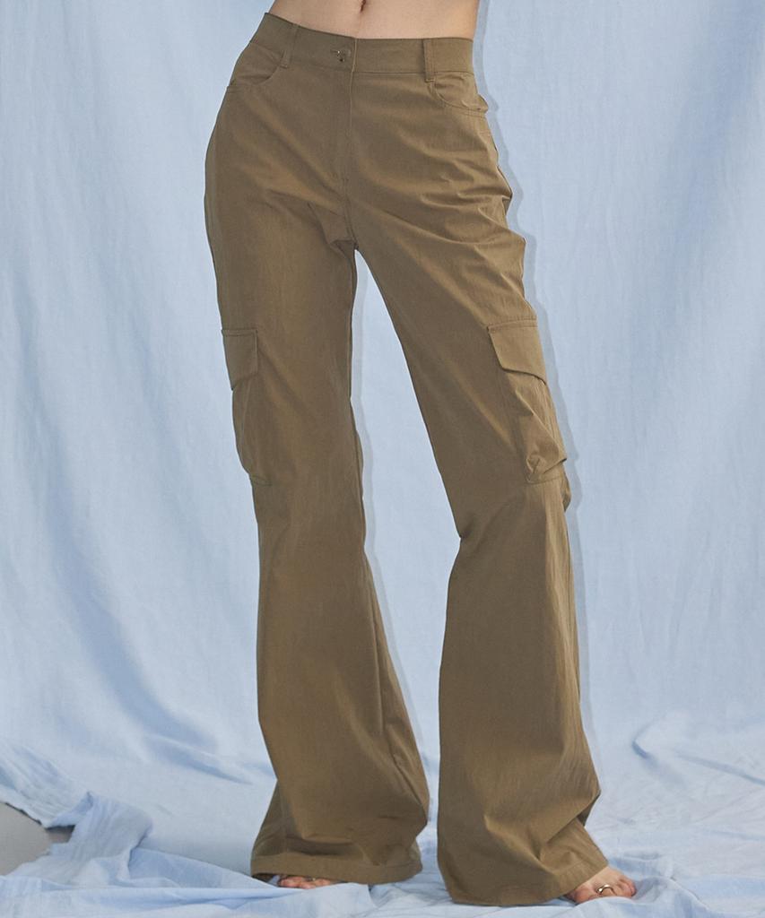 CITYBREEZE Cargo Bootcut Pants_Khaki