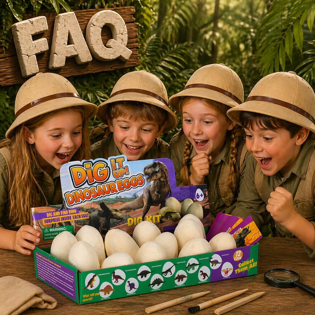 [PACK] Dinosaur Mine Excavation Set with 12 Large Eggs Z3304