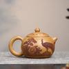 Tradition Yixing Purple Clay Teapot Handmade Flower Bird Tea Pot Household Beauty Xishi Kettle Chinese Zisha Tea Set 250ml