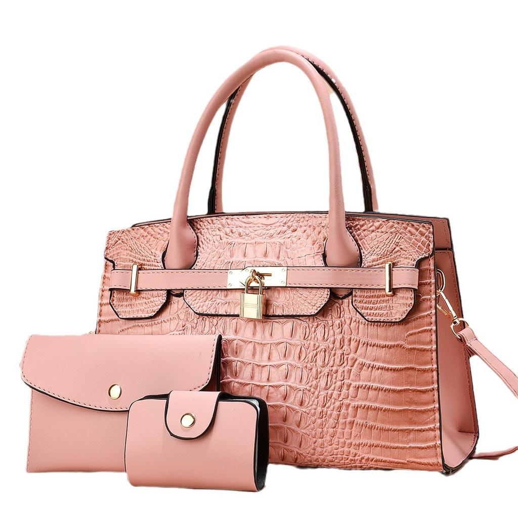 New Model Female Bag Crocodile Print High-grade Single Shoulder Oblique Span Bag Female Large Capacity Fashion Handbag Korean Version