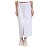 Off White Womens/Ladies Cotton Maxi Skirt