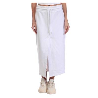 Off White Womens/Ladies Cotton Maxi Skirt