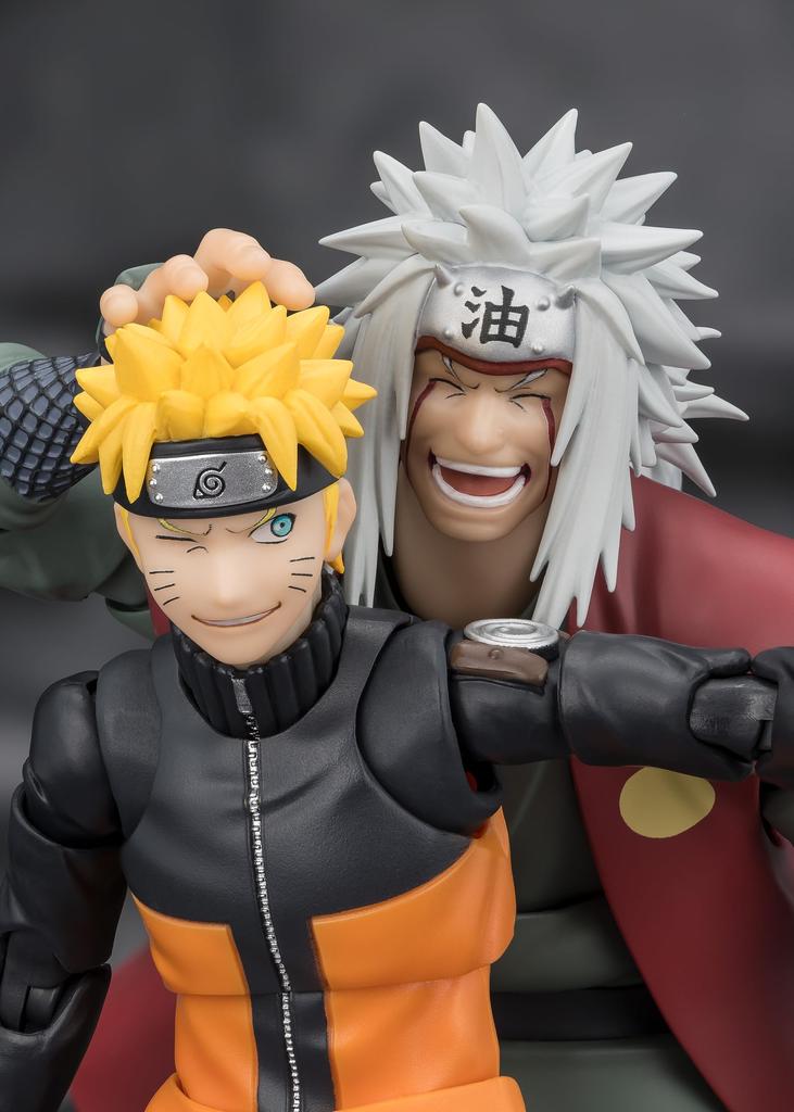 TAMASHII NATIONS NARUTO Jiraiya The Master of the Hero of Konoha Sage Mode Set - - S.H.Figuarts - Senjutsu, -