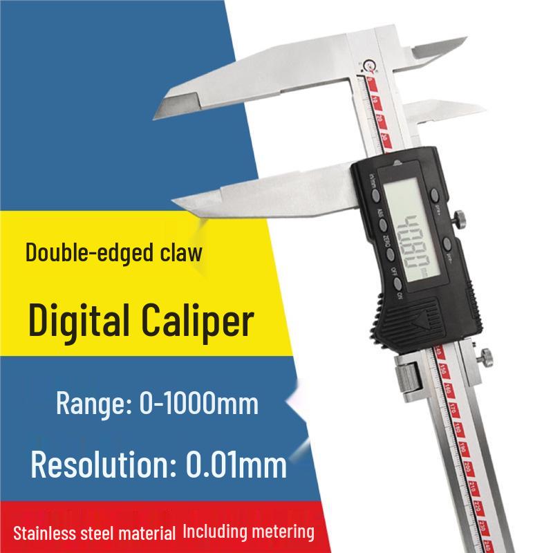 Sanlu High Precision Long Jaw Digital Caliper 0-500/600/1000mm