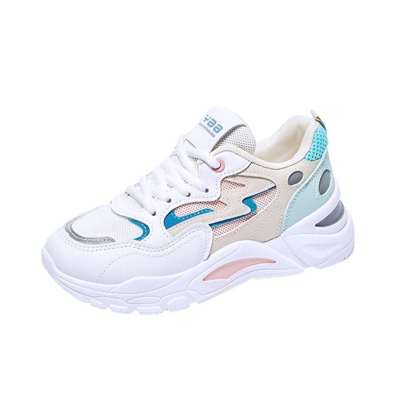 Dad shoes ins tide 22 years spring and autumn new mesh shoes breathable casual little white sports