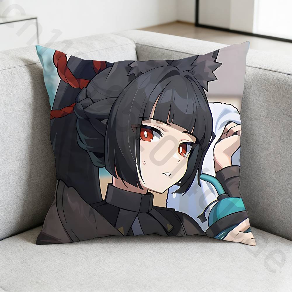 HHoshimi MMiyabi Pillow Case Sofa Living Room Bedroom Headboard Backrest Cushion Square Cushion Nap Time