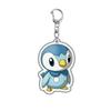 Pokemon Kawaii Acrylic Keychain Elfin Figure Pikachu Bulbasaur Psyduck Squirtle Gengar Meowth Cute Pendant Dolls Boys Gifts