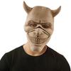 Horror czarna maska na telefon Cosplay straszny chwytak zły zabójca lateksowy kask Halloween karnawał kostium imprezowy rekwizyty