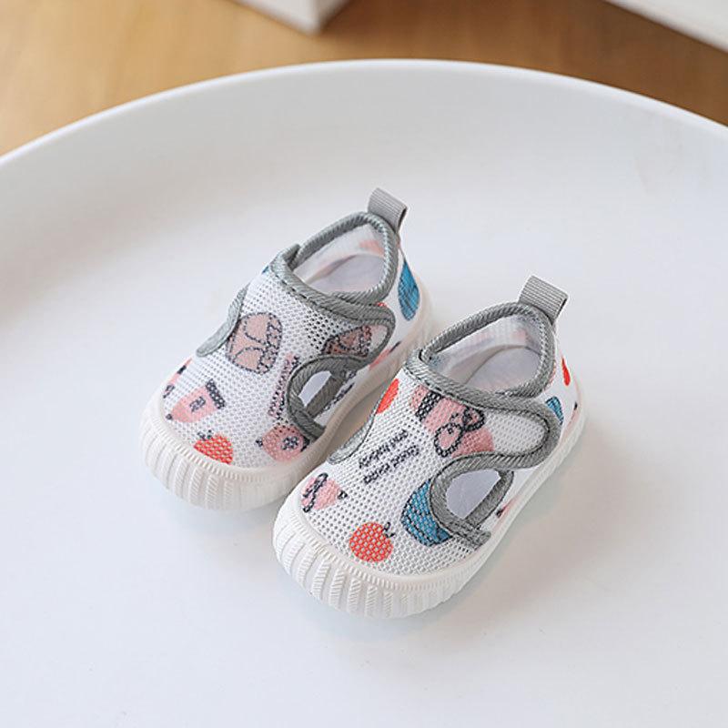 Baby Shoes Summer Mesh Soft Sole For Toddler Growth Cute Cartoon Design For Newborns And Kids