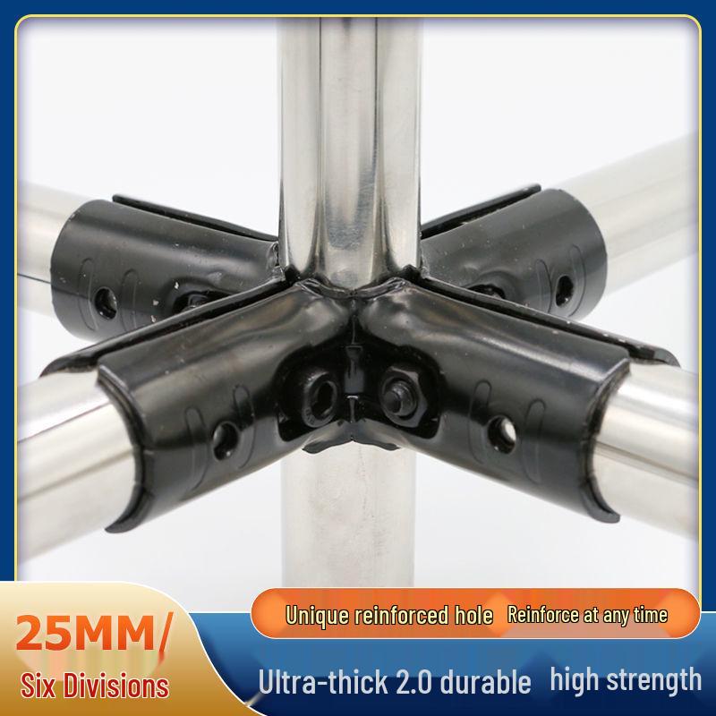 Edelstahl 25mm Sechskant-Rohrverbinder für verzinkte und Eisenrohre