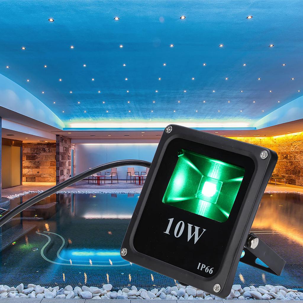 10W RGB LED Flood Lamp Waterproof   for Outdoor Garden Yard Lawn