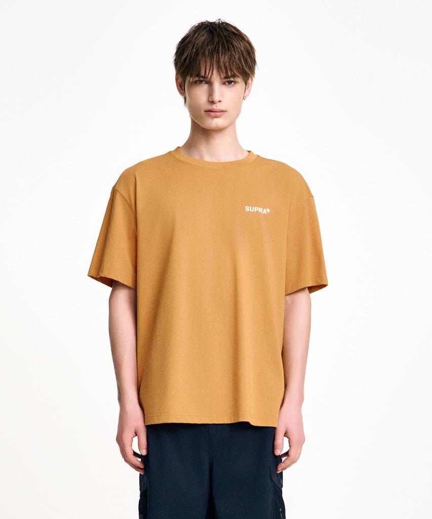 SUPRA Circle Graphic Short Sleeve T-Shirt (Orange)