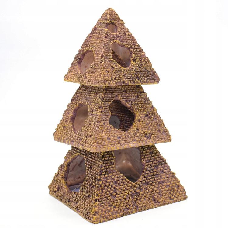 Aquarium Decorations Aquarium Decoration Pyramid Set Of 3 8.5-12.5 Cm