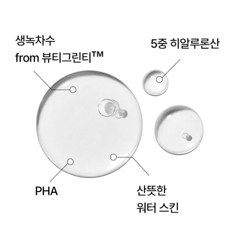Innisfree Green Tea Seed Hyaluronic Acid Skin Care 2-piece Set (Skin 170mL + Lotion 170mL), Korean cosmetics