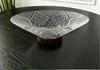 Elegant High-Footed Glass Fruit Bowl for Living Room - Stylish Candy Dish & Snack Display Plate