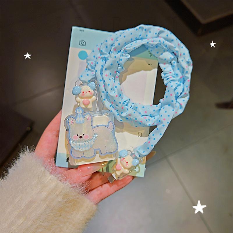 Cute Animal Puppy Charger Data Cable Winder Protective Cover Kits For Iphone 18W 20W Charger Case Anti-Break Wire Bites Shell