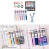 Color Pressbutton Ballpoint Pen With Sketching And Drawing For Students