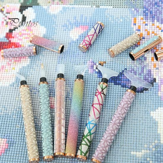 Pero na maľovanie kamienkami 5D Rolovacie umelecké pero Súprava na maľovanie kamienkami Nástroj Príslušenstvo Stylus Vŕtacie pero Zdobenie nechtov Krížiková výšivka Nechty Krása