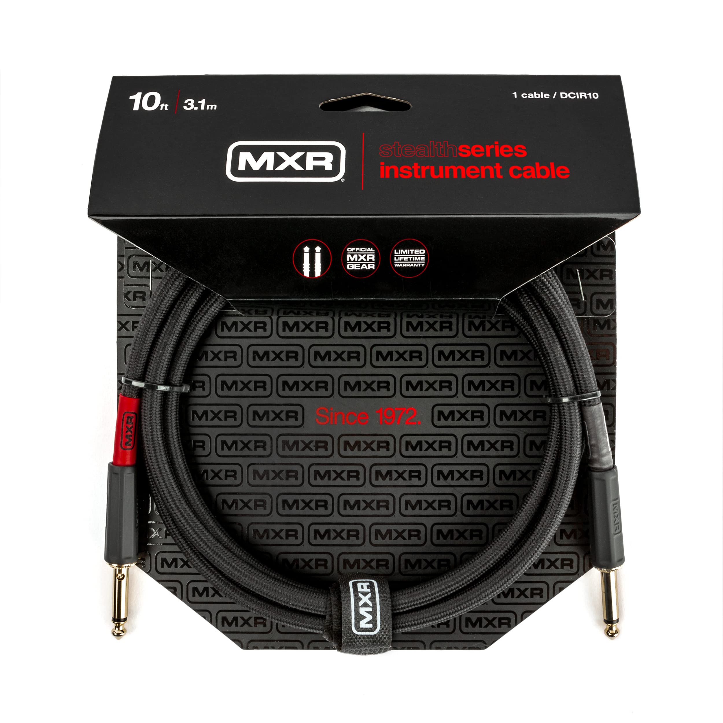

Гитарный кабель MXR с выключателем звука DCIR10 10FT STEALTH (3м/СС)