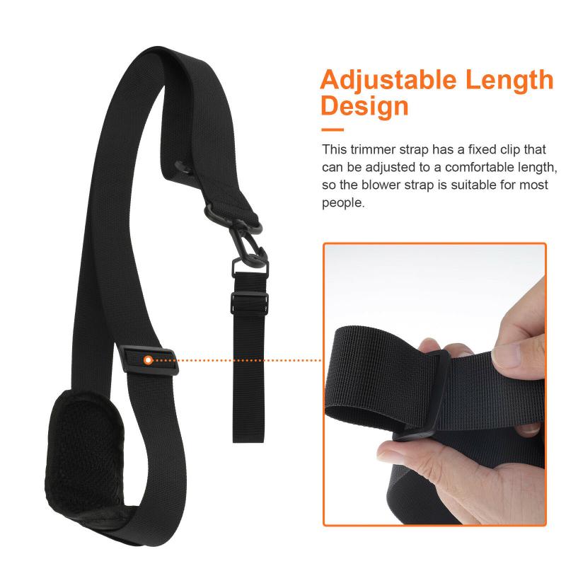 Universal Trimmer Shoulder Strap Adjustable Shoulder Belt With Breathable Thickened Cotton Pad For