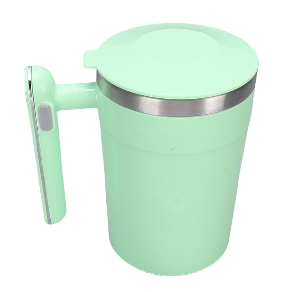 Electric Stirring Cup 400ml 304 Stainless Steel Easy to Clean Rechargeable Automatic Stirring Coffee Mug for Milk