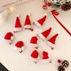 Red 3D Curved Christmas Hat Hair Clip – Cute Dress-Up Hair Accessory