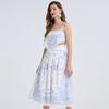 Boho Chic Paisley Print Two Piece Set Women Summer Sleeveless Spaghetti Strap Crop Top + High Waist Midi Skirt Sets Beach Vacation Skirt Suits