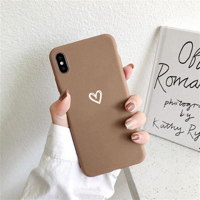 

Милый чехол с сердечком для Iphone 11 12 13 14 Pro Max, мини-силиконовый чехол для Iphone X Xr Xs Max 7 8 6 6s Plus 5S Se 2020 10 Funda For iPhone 6 6S