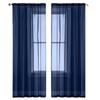 2 Panels Chiffon Sheer Window Curtains for Living Modern Simple Curtain Gauze Semi-blackout Balcony Thin Window Screen