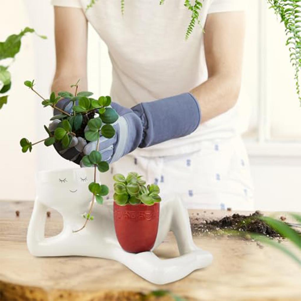 Interesting Resin Flower Pots, Beautiful Lying Postures Of Plants And Cacti, Unique Garden Decoration Gifts