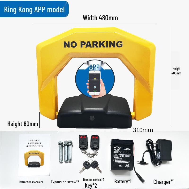 Saudi Arabia Anti-collision Waterproof Solar Parking Lock for Electric Vehicles