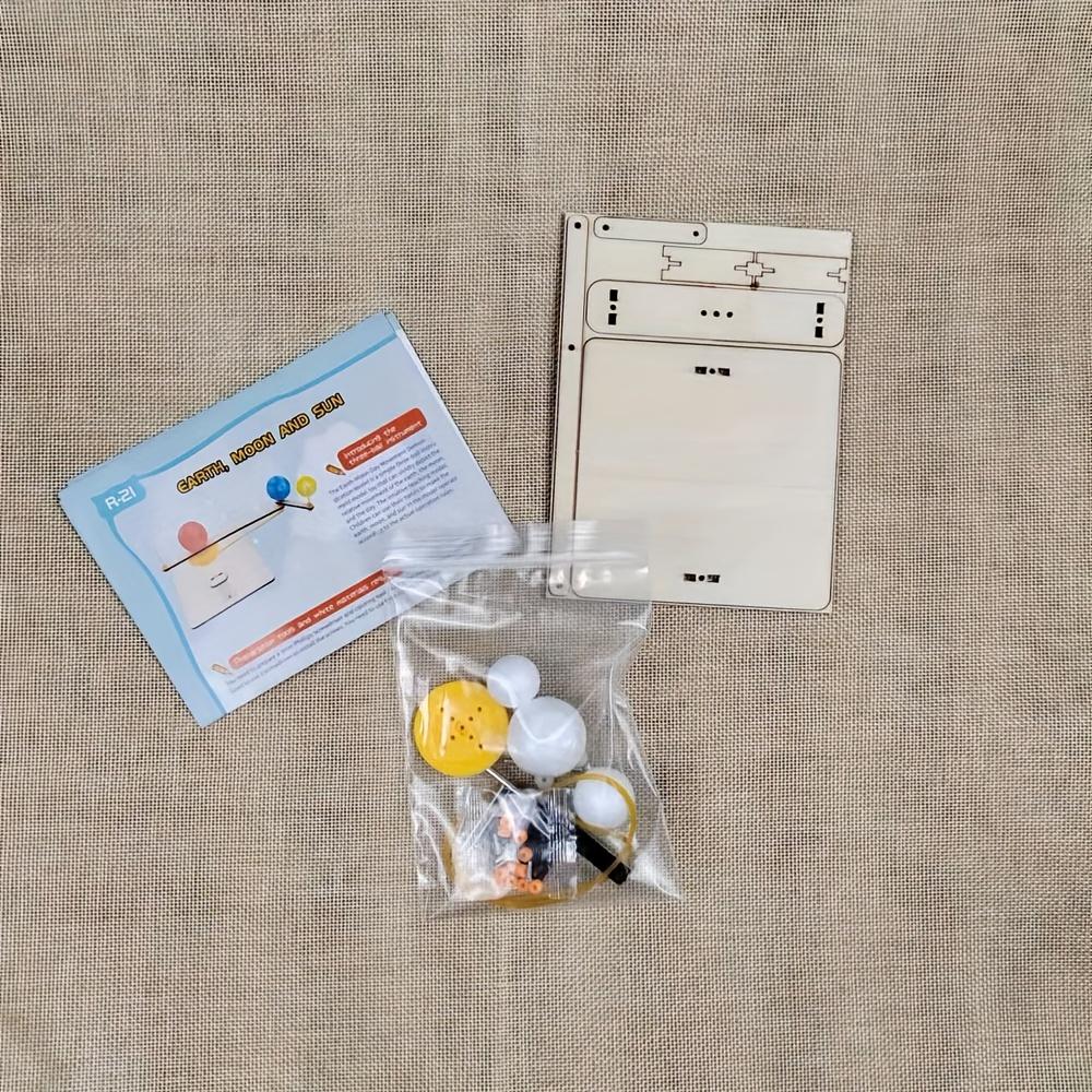 Terra, Lua, Sol, Três Esferas, Produção de Ciência e Tecnologia Modelo 3D Orbe Celestial Auxílios de Ensino Criativos