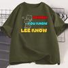 I Know You Know Lee Know T Shirt Trendy Cotton Short Sleeve Summer Tshirt Korean Fashion Popular Clothes Casual Round Neck Top