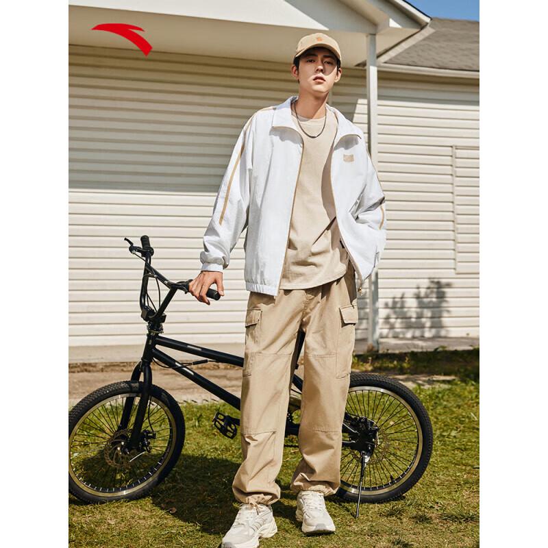 Anta Men s Woven Loose Fit Windproof Casual Jacket