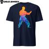 Abstract Colorful Silhouette Man Kimono Karate Training Tee Unisex T-shirt