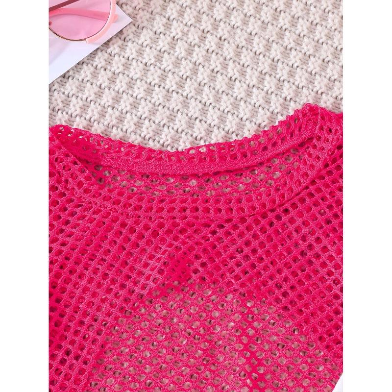 Girls Clothing Summer Solid Colour Net Short Sleeve + Printed Suspender Skirt Fashion Peplum Summer Kids 12M-6Y