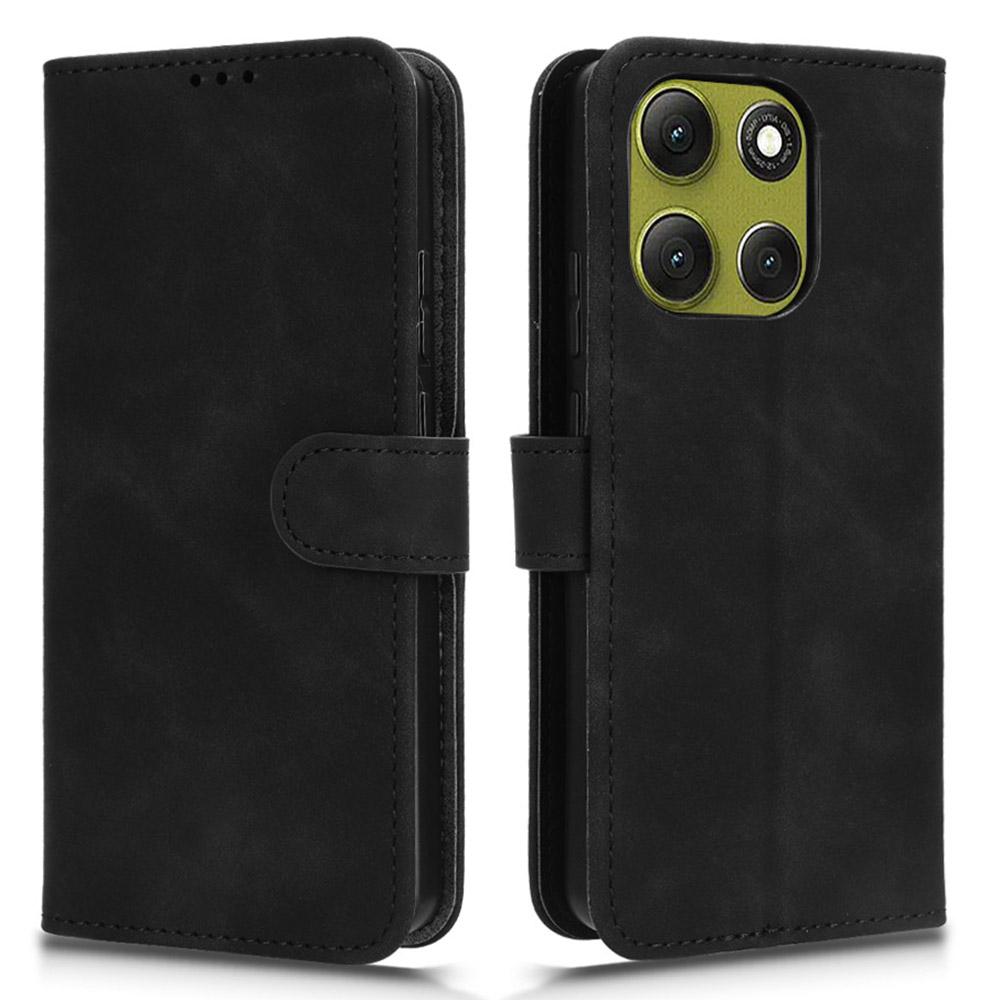 For Motorola Moto G86 5G Leather Case Skin Feel Anti Drop Wallet Flip Phone Cover