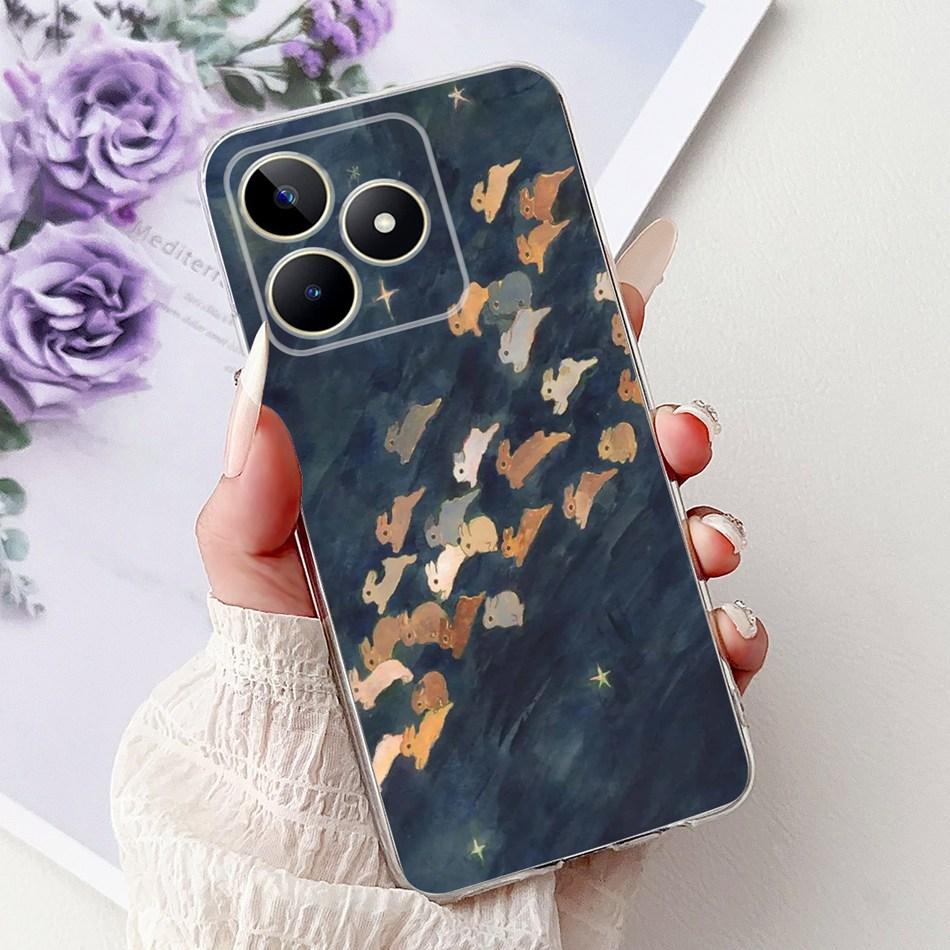 For Realme Note 50 Fashion Cool Pattern Phone Case For Realme Note50 RMX3834 Soft Silicone TPU Cases