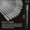 100Pcs/Lot Disposable 1-3ml Plastic Eye Dropper Transfer Graduated Pipettes for DIY Epoxy Resin Silicone Mold Jewelry Making Too Accessory
