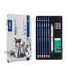 Neoni Matte Sketching & Soft Charcoal Pencils for Art Students with Professional Painting Brushes.
