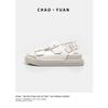 Chaoyuan sandals women's 2025 new autumn flat-bottomed leisure sports beach slippers women's fashion outer wear women's shoes non-slip