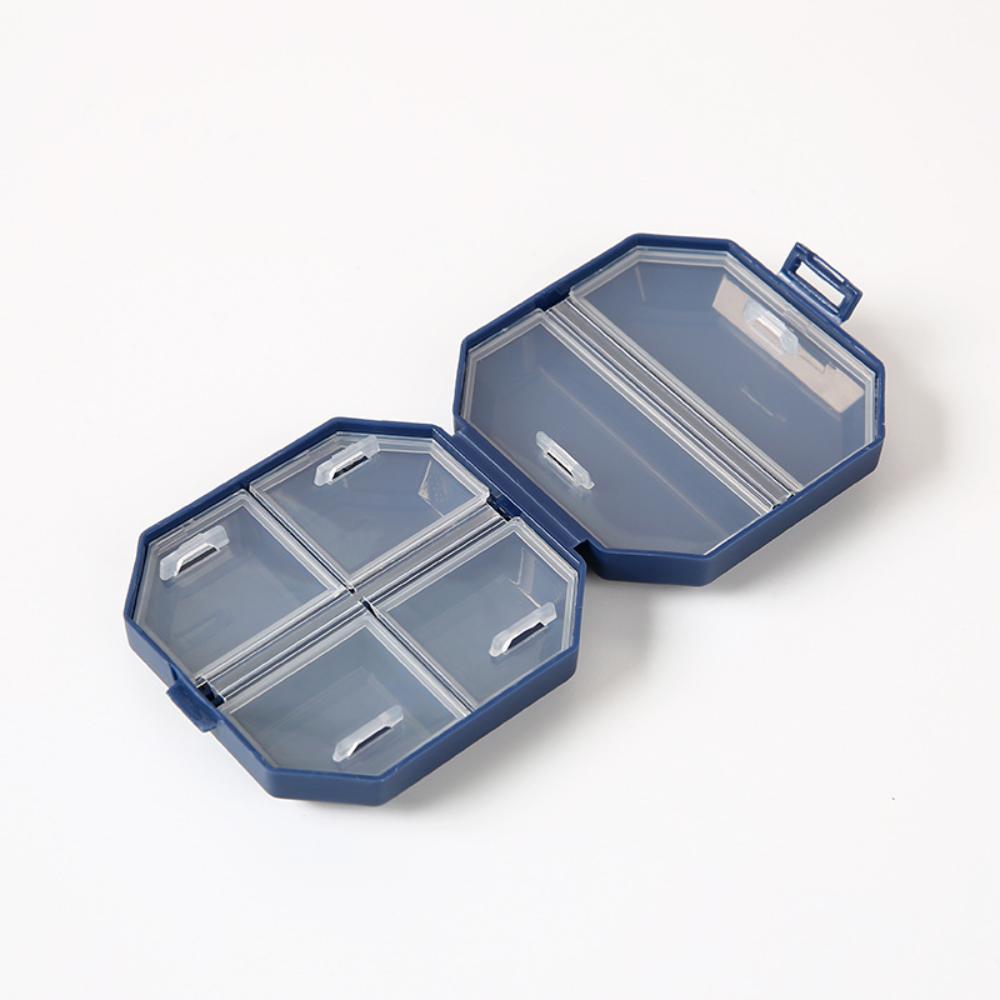 Mini Hot Portable Travel Daily 6 Grid Pill Cases Box Organizer Tablet Pills Storage Container for Medicine Vitamin Fish Oils
