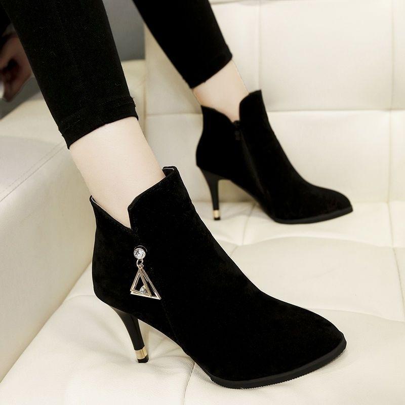 Fashion Lightweight Booties Soft With Tassels Solid Color Woman Short Shoes On Offer Goth Sale Pu Boot Promotion Ankle Boots for Women